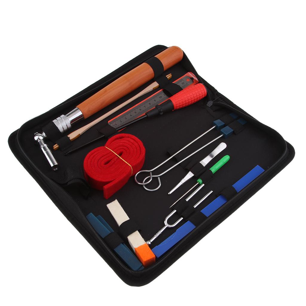 Chuyên Nghiệp Đàn Piano Chỉnh Bộ 14 Món Đàn Piano Bắt Sóng Dụng Cụ Bao Gồm Điều Chỉnh Tắt Tiếng Cờ Lê...