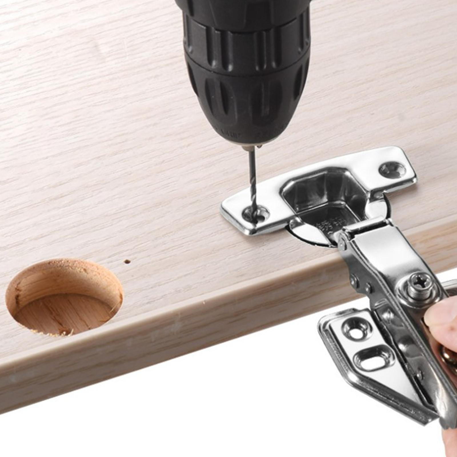 35mm Hinge Hole Locator Jig Drilling Fixture for Furniture Wardrobe Cupboard