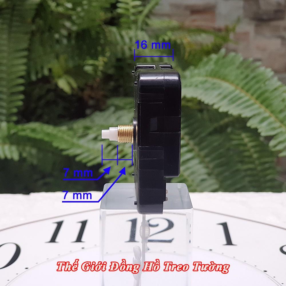 Máy Đồng Hồ KIM TRÔI CAO CẤP EASTAR – Kim Màu ĐEN Có DẠ QUANG - Bảo Hành 1 Năm – Tặng Pin Maxell