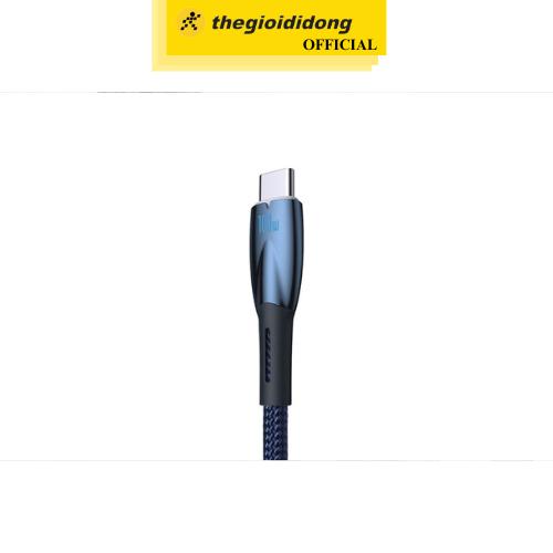 Cáp Type C 1m Baseus Glimmer CB000024 Xanh dương - Hàng Chính Hãng