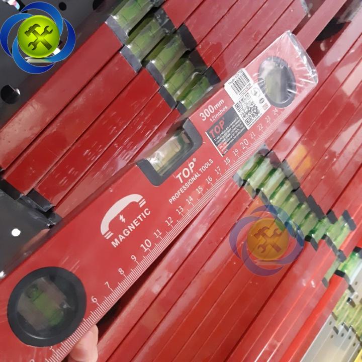 Thước thủy 500mm TOP TT-500 có từ tính thân màu đỏ