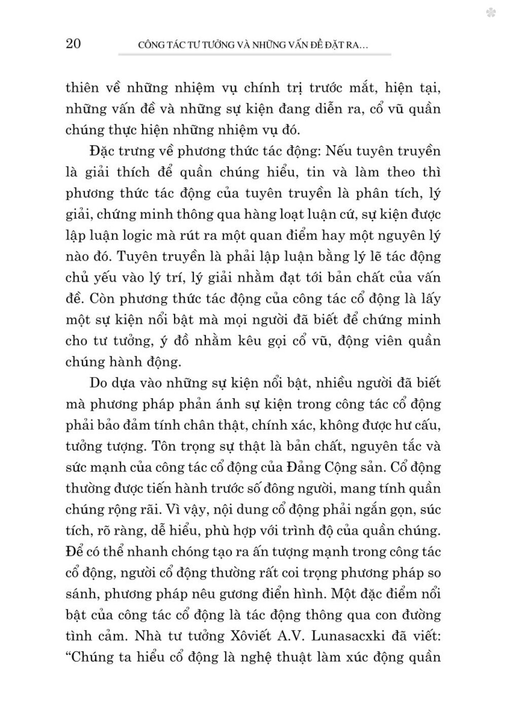 Công tác tư tưởng và những vấn đề đặt ra với công tác tư tưởng trong thời kỳ phát triển mới của đất nước ( Xuất bản lần thứ hai có chỉnh sửa)