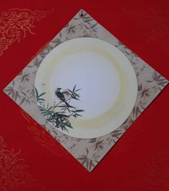 Combo 10 tờ Giấy viết thư pháp hình thoi 25x25cm giá 30k/10 tờ