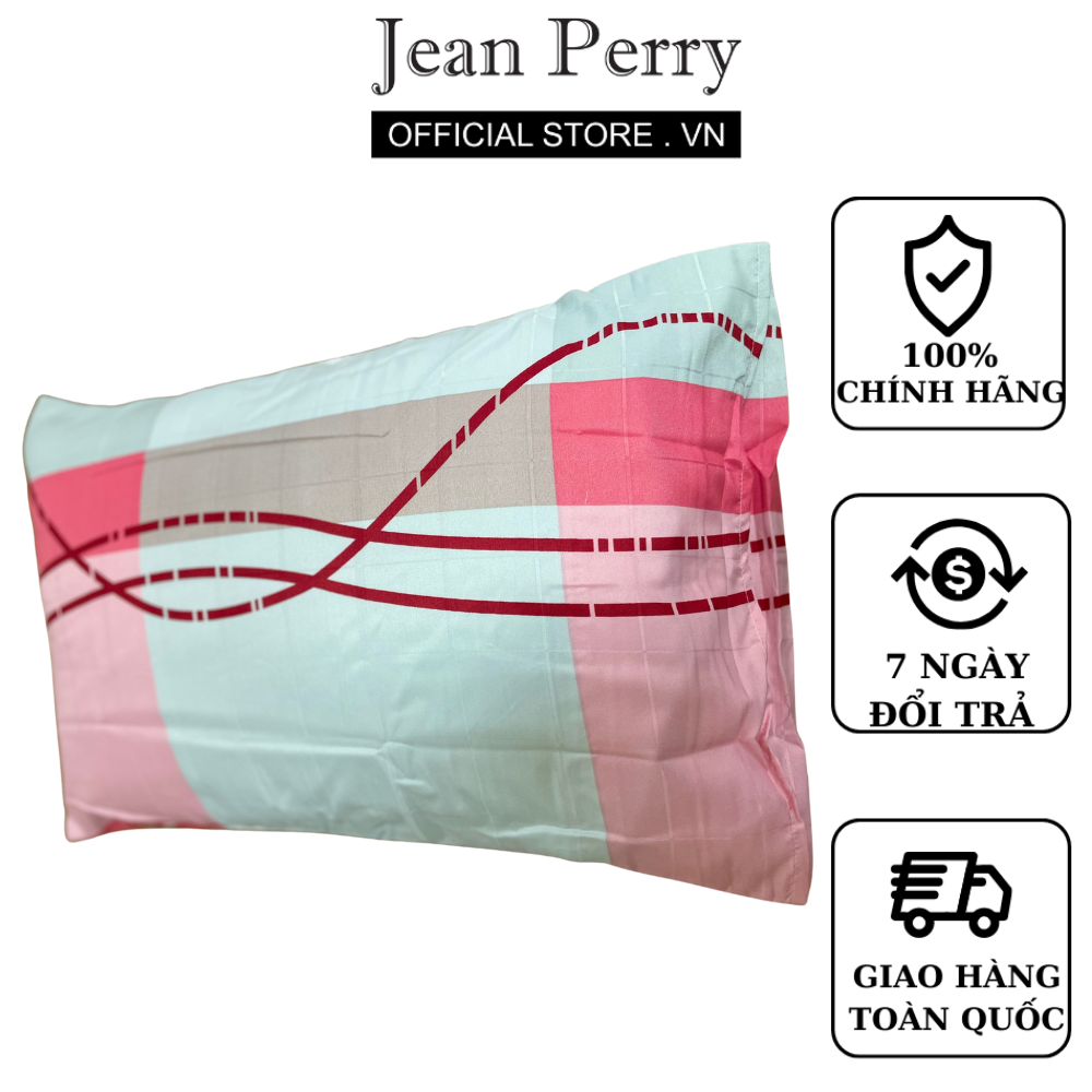 Áo gối nằm Jean Perry chất liệu cotton 40x60 cm 696518 màu ngẫu nhiên