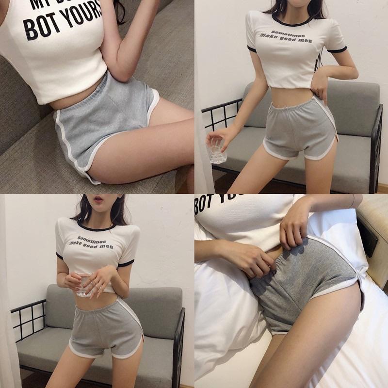 Quần Short Đùi Viền FREE SHIP Quần thể thao dáng ngắn năng động trẻ trung