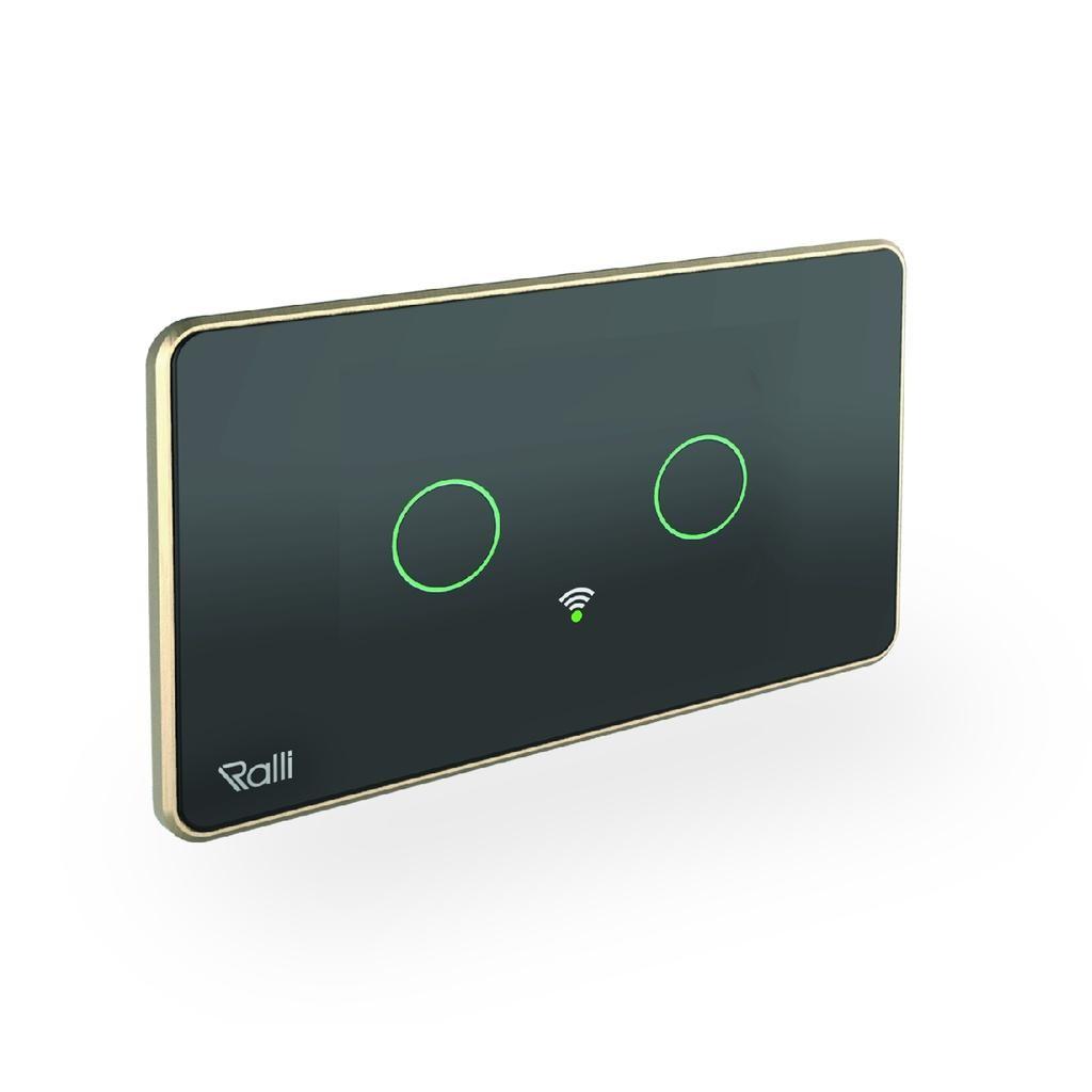 Công tắc cảm ứng thông minh Rạng Đông Kết nối Wifi Điều khiển và hẹn giờ qua điện thoại  CTCU.WF CN - 4 nút bấm