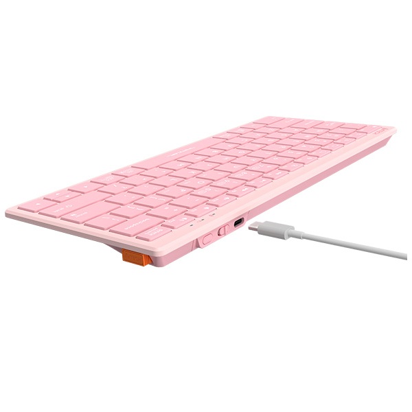 Bàn phím Bluetooth Slim A4 Tech FBX51C màu hồng- Hàng chính hãng