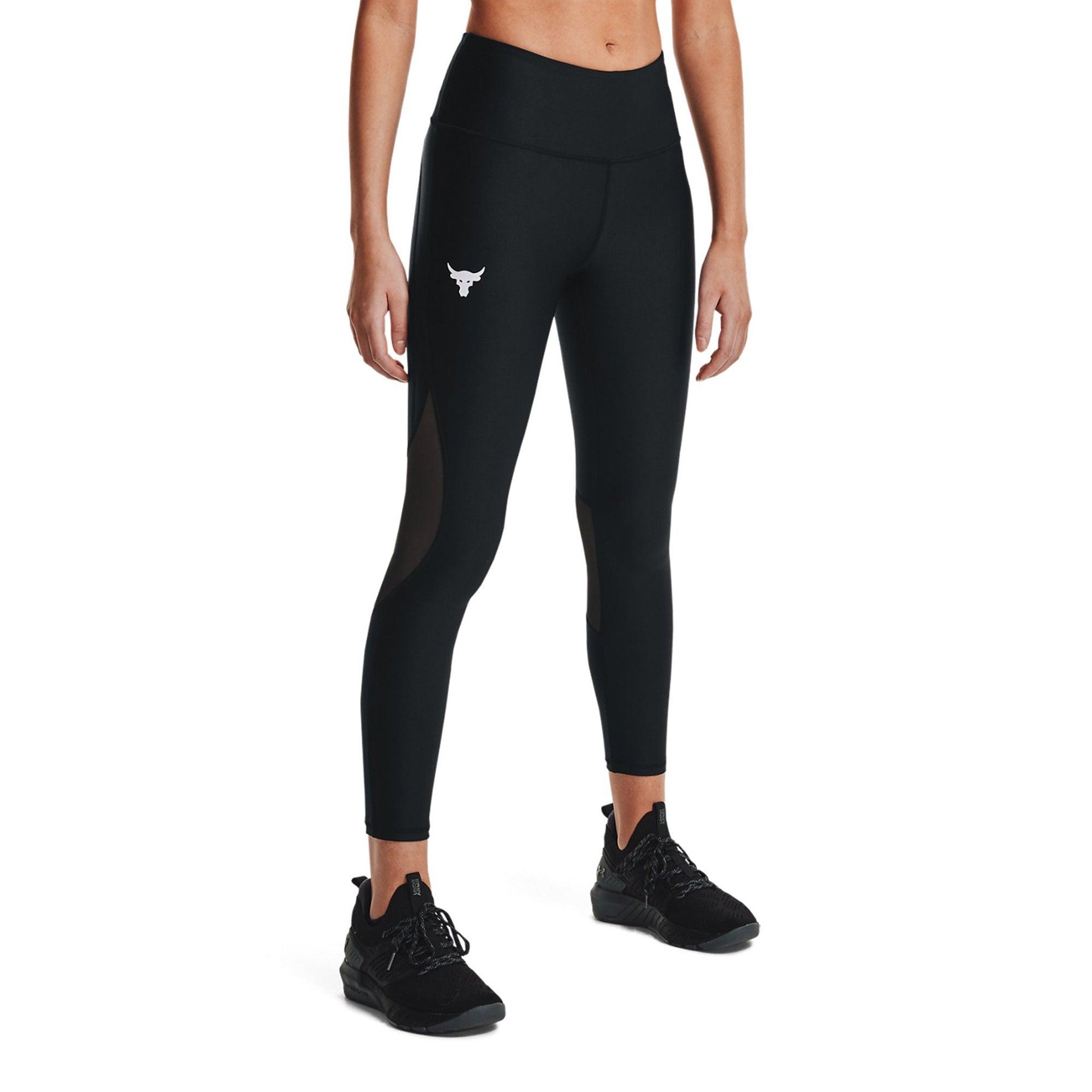 Quần legging thể thao nữ Under Armour Project Rock HeatGear Ankle - 1361067-001