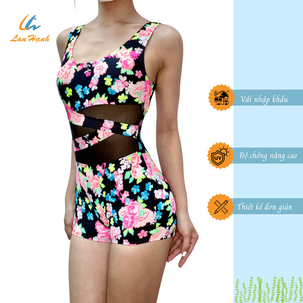 Bộ Bơi Nữ Một Mảnh Short 30081 Lan Hạnh