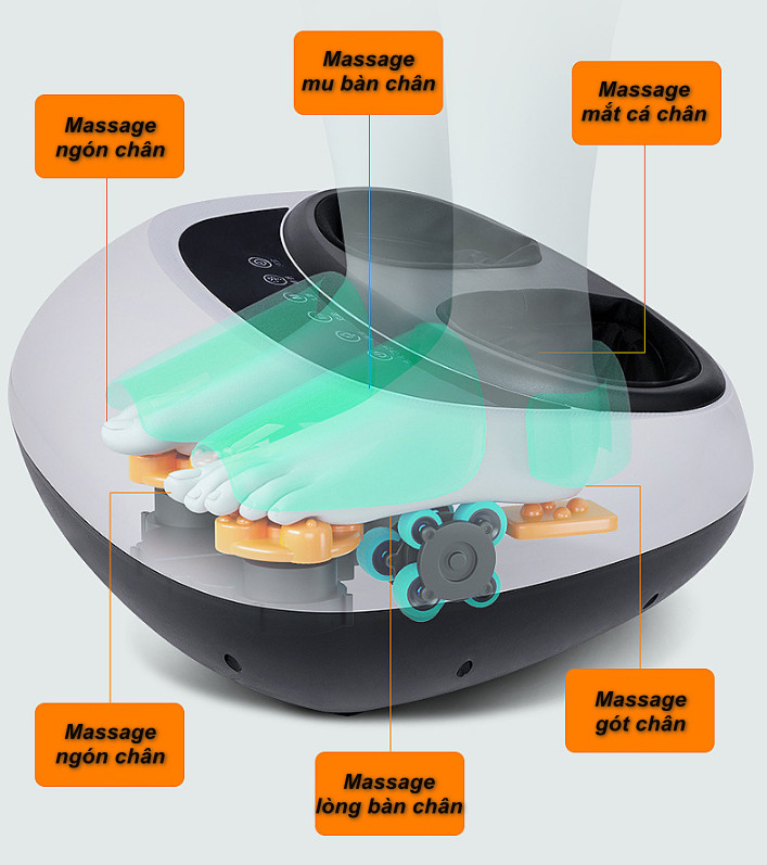Máy Massage Chân Chườm Nóng NJR-509