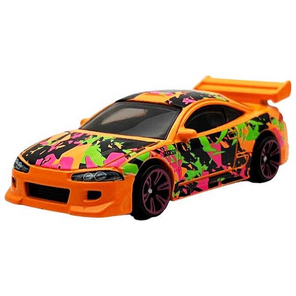 Đồ Chơi Mô Hình Siêu Xe - Hot Wheels Neon Speeders HRW71/HLH72 - 95 Mitsubishi Eclipse