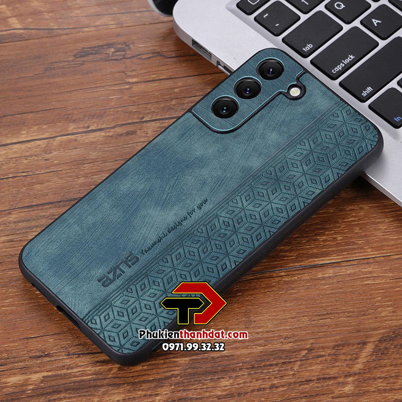 Ốp lưng da cho SamSung Galaxy S21 FE chính hãng AZNS viền mềm, chống sốc, chống bám vân tay, nâng tầm đẳng cấp - Hàng chính hãng