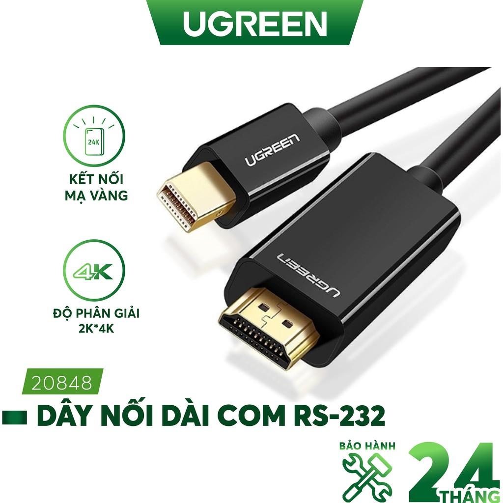 Cáp chuyển đổi mini DisplayPort sang HDMI chính hãng UGREEN MD101 hỗ trợ 4K - Hãng Chính Hãng