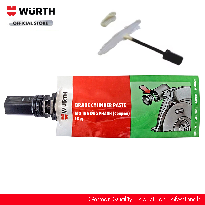 Wurth Combo 2 Loại Mỡ Chuyên Dụng Cho Ô tô Mỡ Tra Ống Phanh 10g Và Mỡ Tra Má Phanh 5,5ml