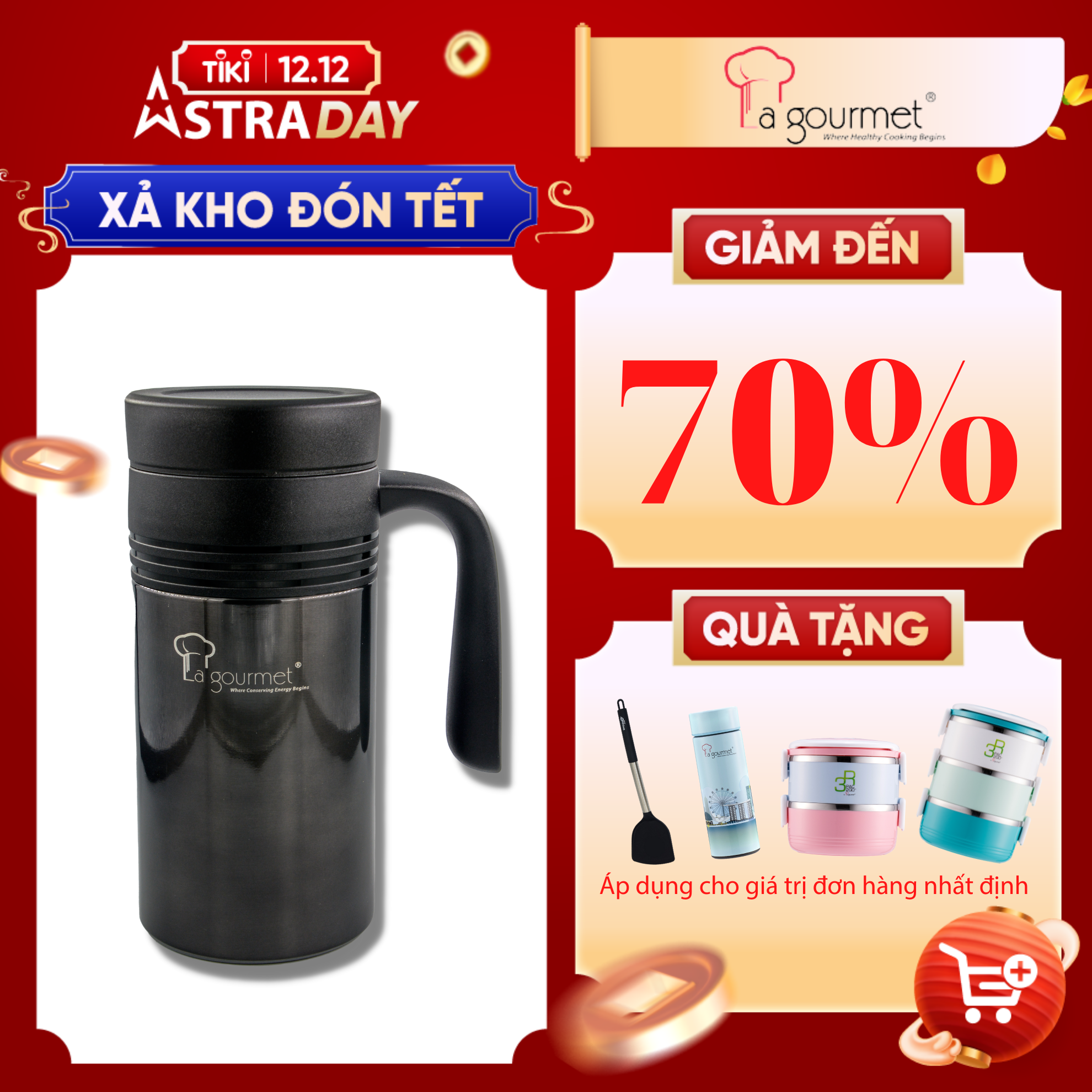 Ca Giữ Nhiệt La Gourmet Sakura Plus (380ml)-338723