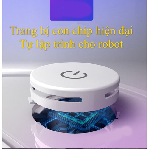 Robot Hút Bụi Lau Nhà, Robot Hút Bụi Tự Động Công Nghệ Al 3 trong 1, Hút Sạch Mọi Ngóc Ngách Trong Nhà (tặng kèm 1 chai dầu tràm Hoa nén)