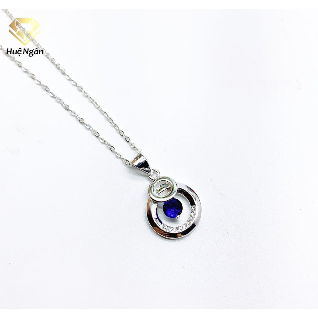 Dây chuyền bạc Ý 925 Huệ Ngân - Vòng tròn may mắn PP1613