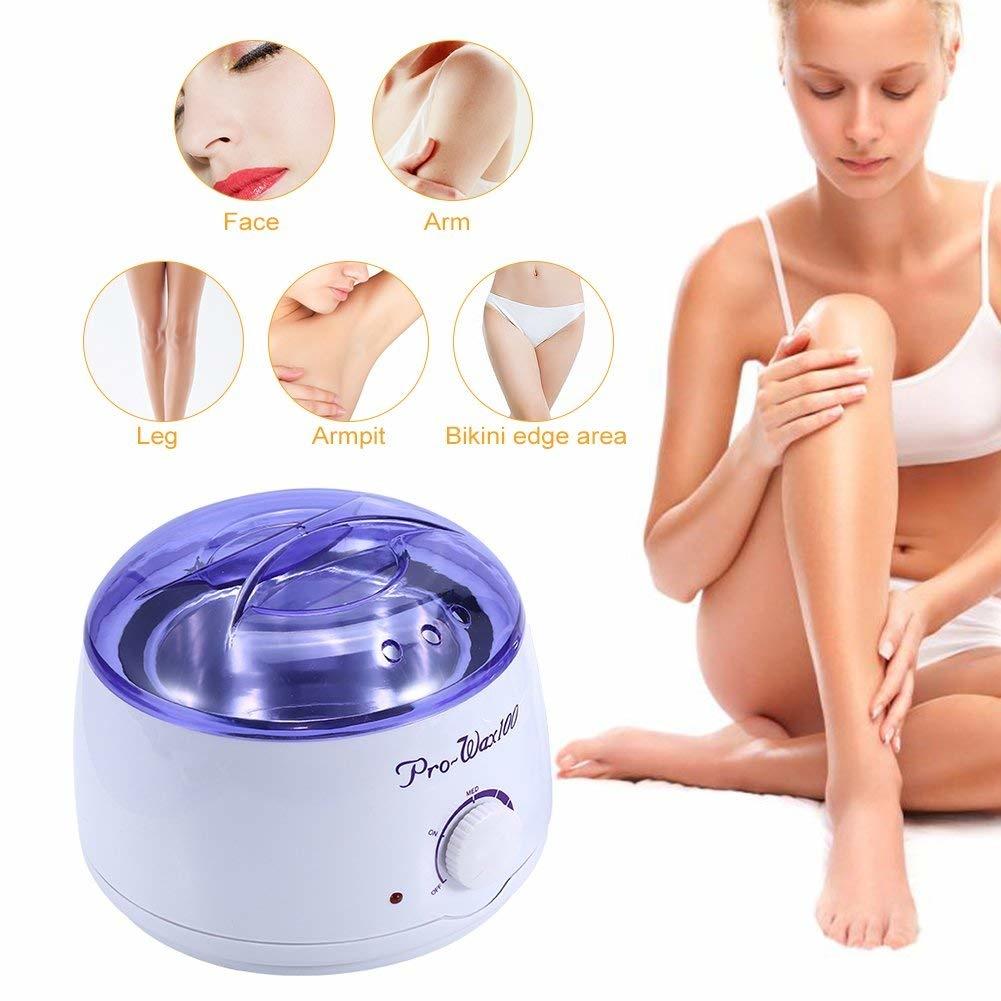 Nồi nấu sáp wax lông Tặng 100g sáp + que gỗ to