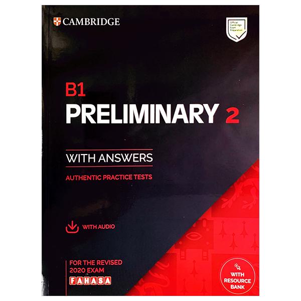 B1 Preliminary 2 For The Revised 2020 Exam SB With Answers With Audio With Resource Bank