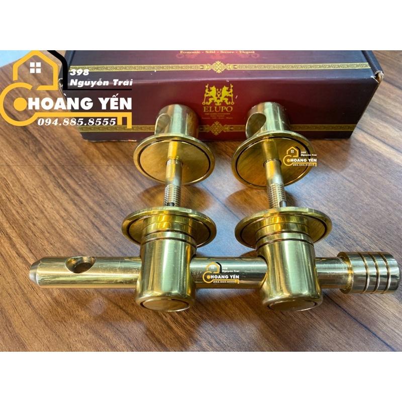 Bộ khoá chuỳ đồng, đấm truỳ đồng, then cài cửa bằng đồng ELT02 phi 35mm