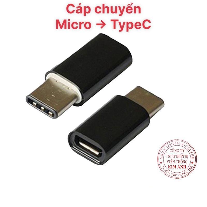 Đầu chuyển sạc Micro sang Type-C , jack chuyển micro sang typeC