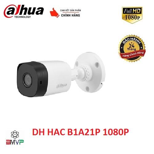 Camera Dahua 2 Mp DH HAC B1A21P 1080P - Thân Trụ Ngoài Trời - Hàng chính hãng