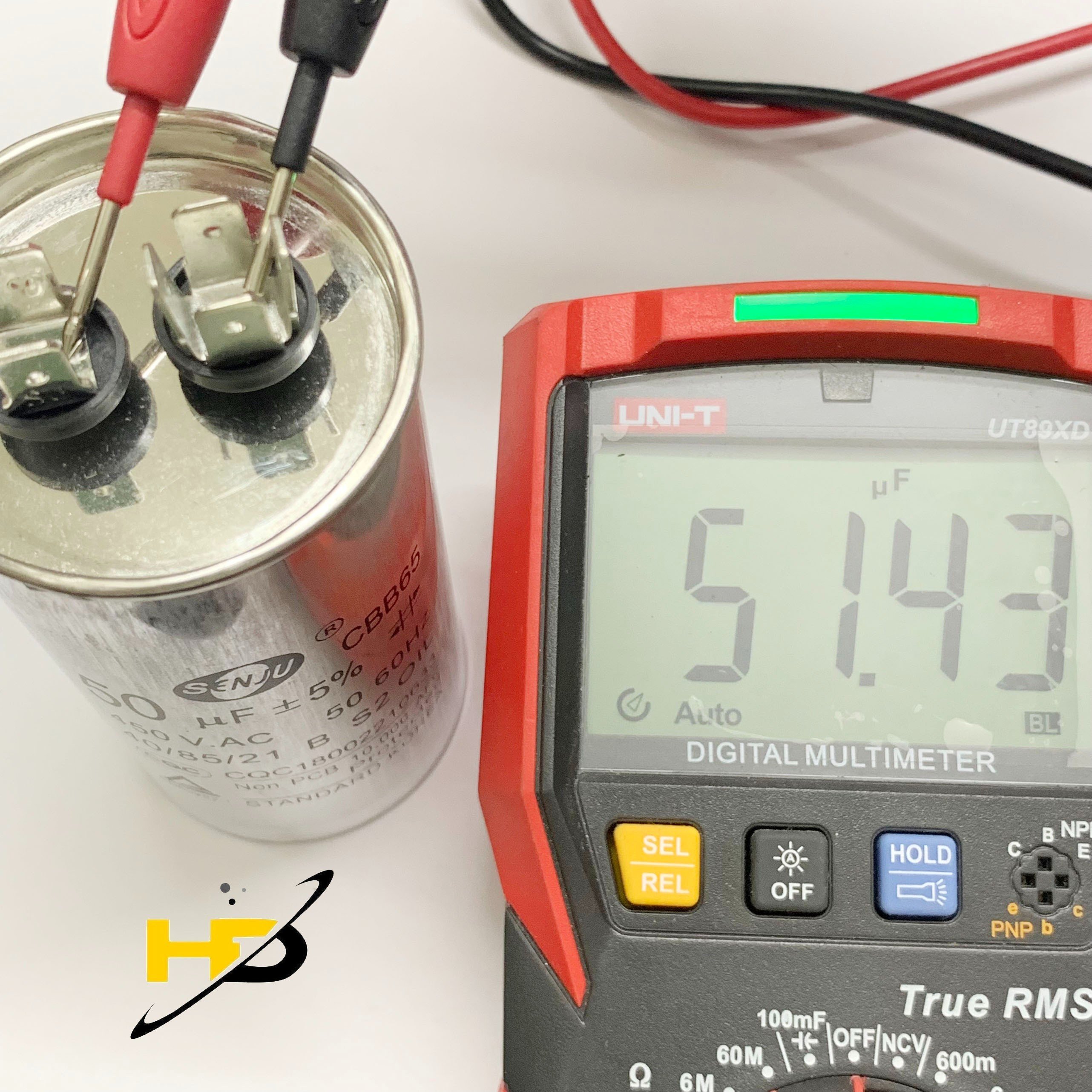 Tụ Block Điều Hòa CBB65 50uF 450VAC SENJU Mới