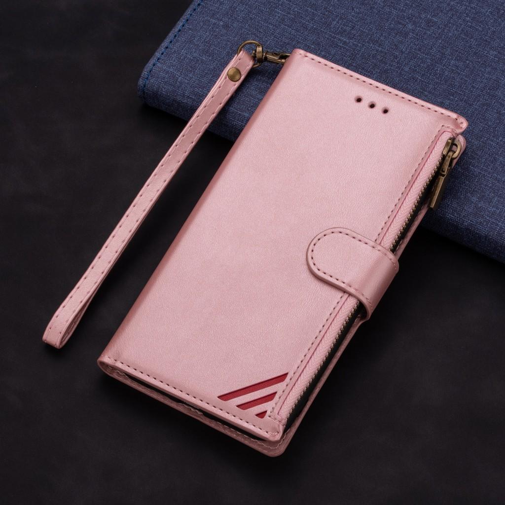 Bao da điện thoại nắp lật PU mềm cho Samsung Galaxy Note10 Note10+ Note9 Note8 S10 S9 S8 Plus S10+ S9+ S8+