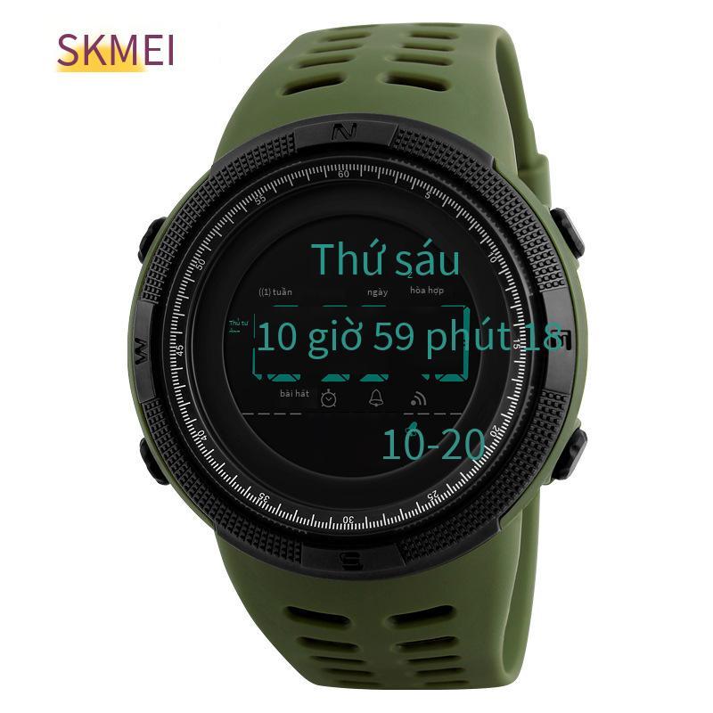 Phong cách mới nhất Moment vẻ đẹp thời trang nam xu hướng đồng hồ điện tử đồng hồ sinh viên thể thao ngoài trời đồng hồ thể thao chống nước mới