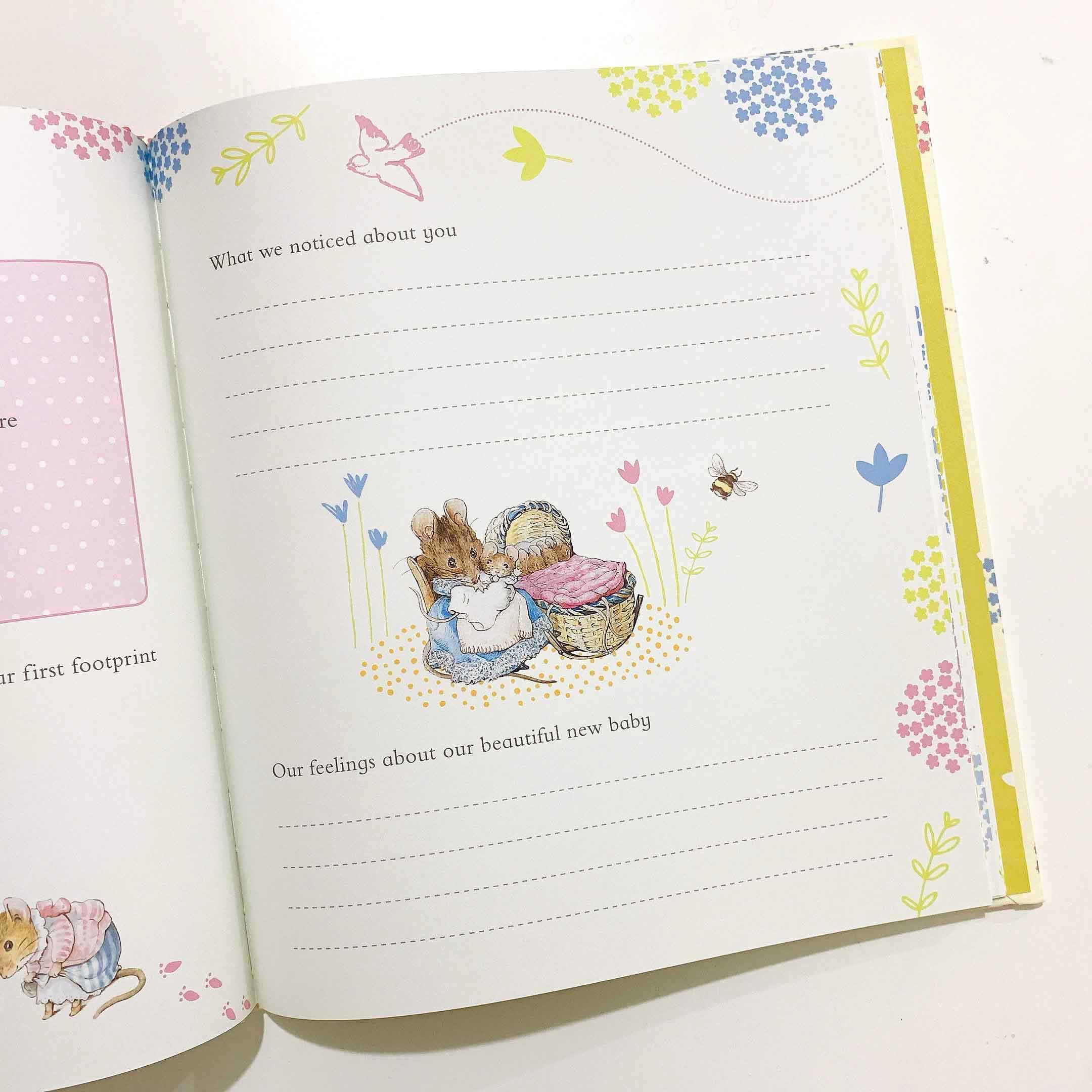 Peter Rabbit Baby Record Book