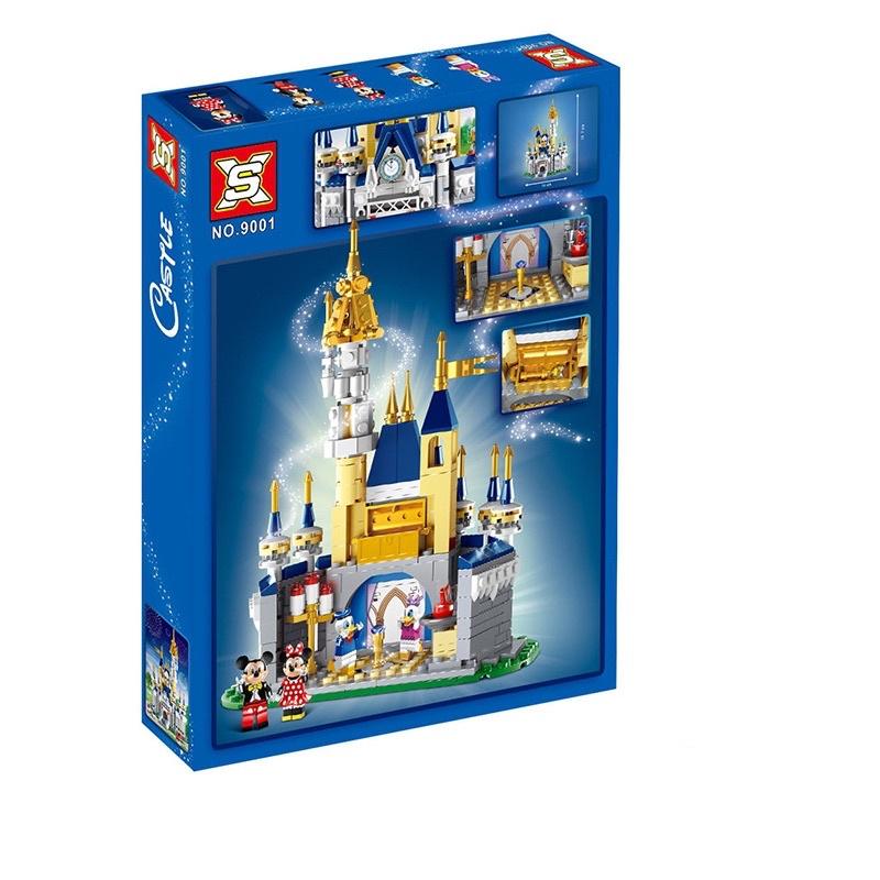 Đồ chơi xếp hình Công chúa Princess Disney Castle, lâu đài cho bé gái