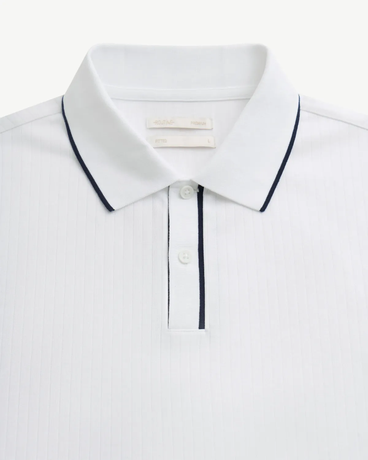 Áo polo tay ngắn nam phối cổ Form Fitted - RT 10S25POL006 | ROUTINE CÀ MAU