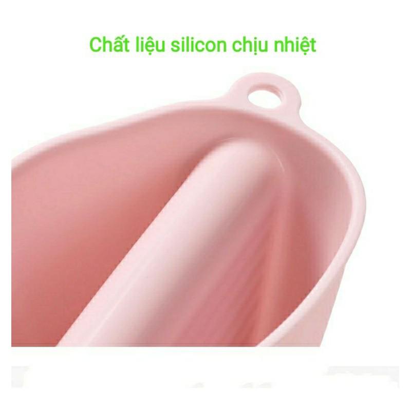 Miếng lót silicon chịu nhiệt chống nóng dùng lót bắc nồi, đĩa nóng