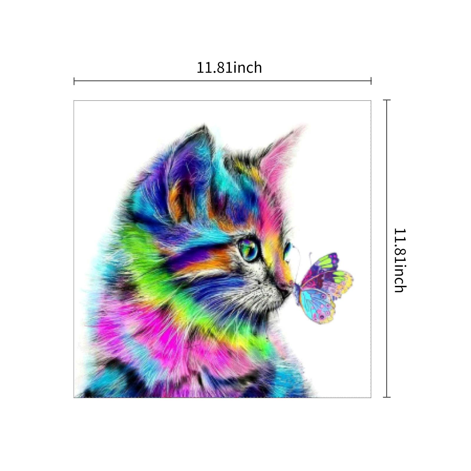 Tranh thủ công kim cương ZJ328 5D mẫu động vật dễ thương acrylic rhinestone