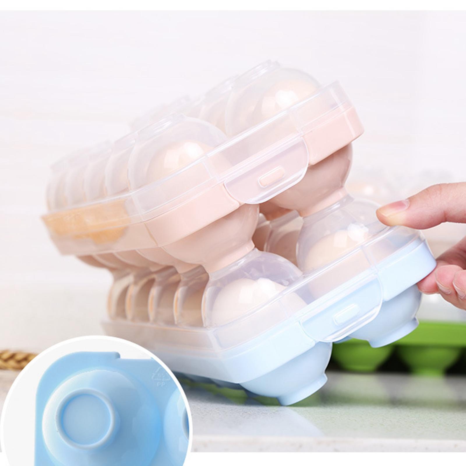 Eggs Tray Holder Crisper Organizer Container for Fridge Refrigerator Kitchen