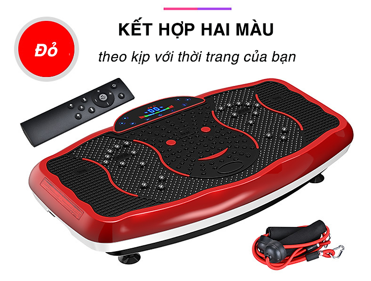 Máy Rung Toàn Thân FitNess. Tốc độ 120 Công suất 350W - Có Nghe Nhạc Kết nối Bluetooth. Và USB  Có điều khiển từ xa.