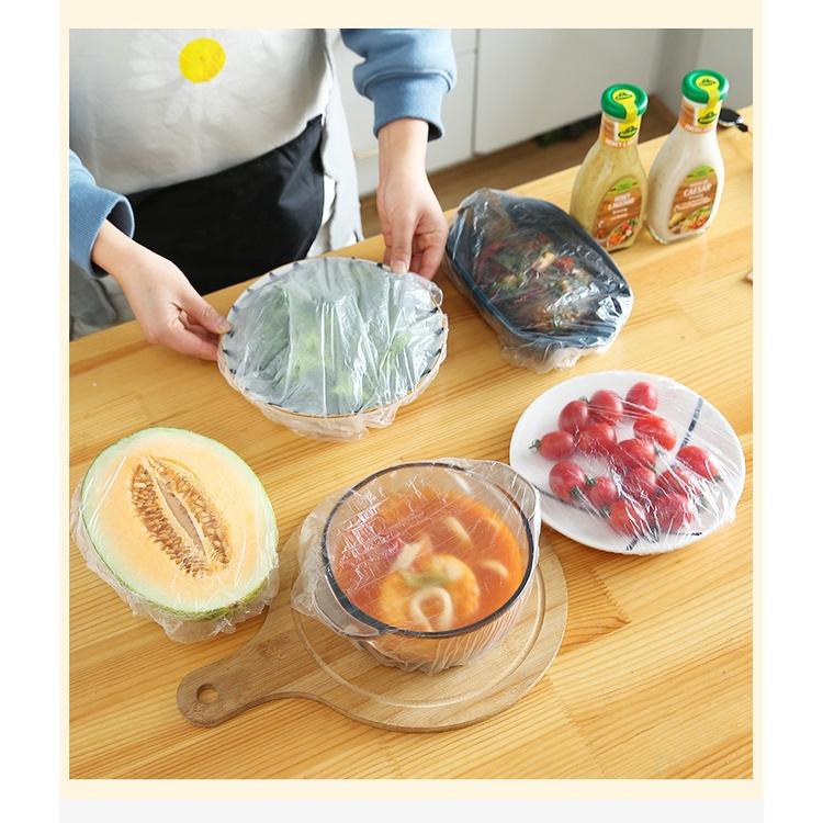 Mũ Trùm Đầu Bằng Nhựa Trong Suốt Chống Thấm Nước Dùng Một Lần
