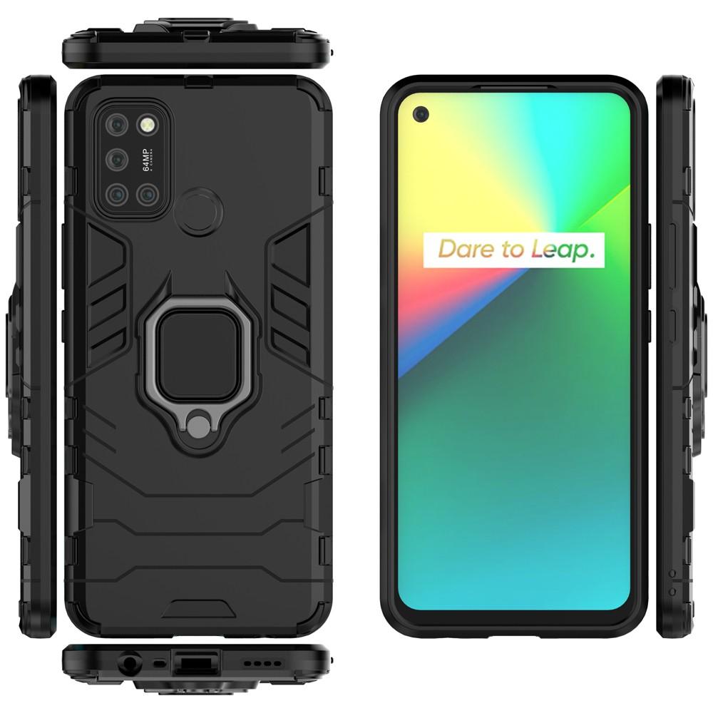 Ốp lưng cho Realme 7 7i 7 Pro C17 iron man chống sốc kèm nhẫn xoay chống xem video bảo vệ camera