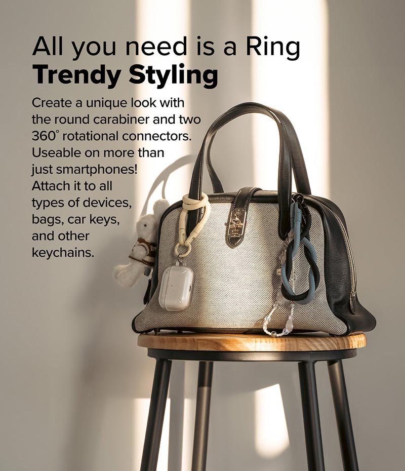 Dây đeo RINGKE Holder Link Flow Hand Strap U-Type - Hàng Chính Hãng