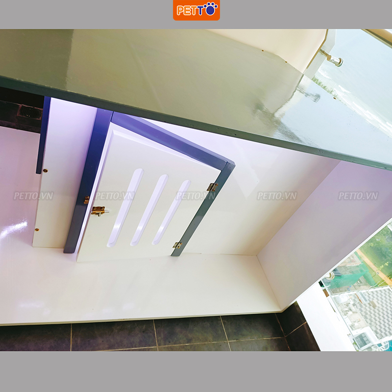 Nhà cho chó lớn ngoài trời BẰNG GỖ Chắc Chắn, Chịu Tác Động bởi thời tiết tốt DH014