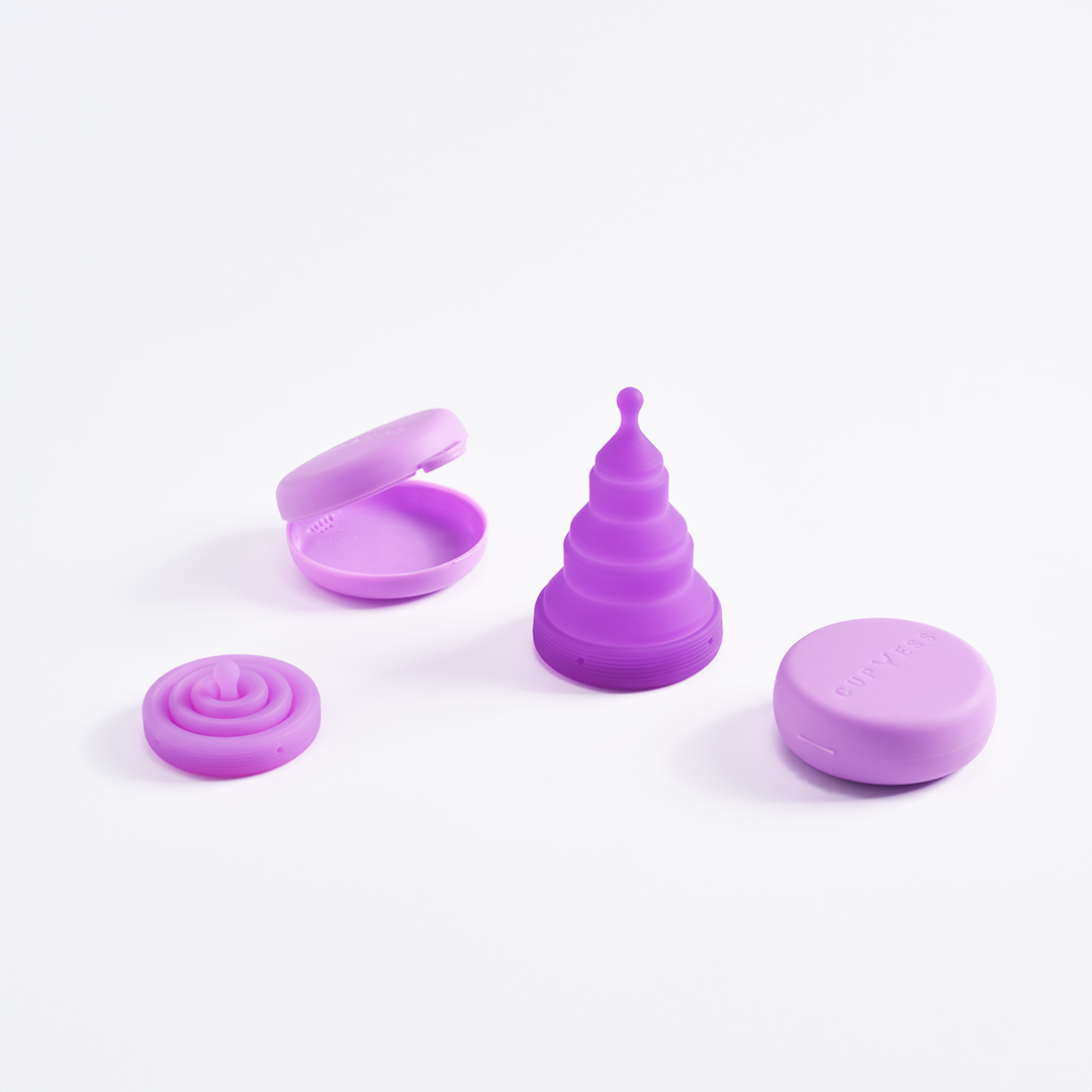 COMBO Cốc nguyệt san Cup Yess chính hãng – Gấp gọn Z Cup cỡ S (15ml) &amp; cỡ L (25ml) siêu tiện lợi