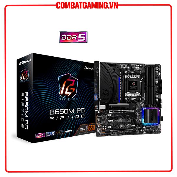 Mainboard ASRock B650M PG Riptide - Hàng Chính Hãng