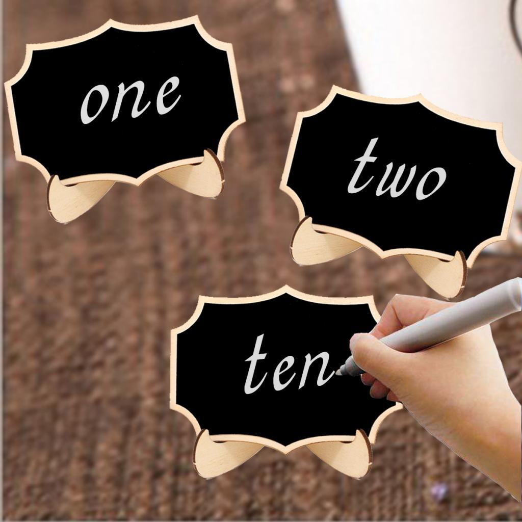 Wooden Mini Blackboard Signs Kitchen Message Memo