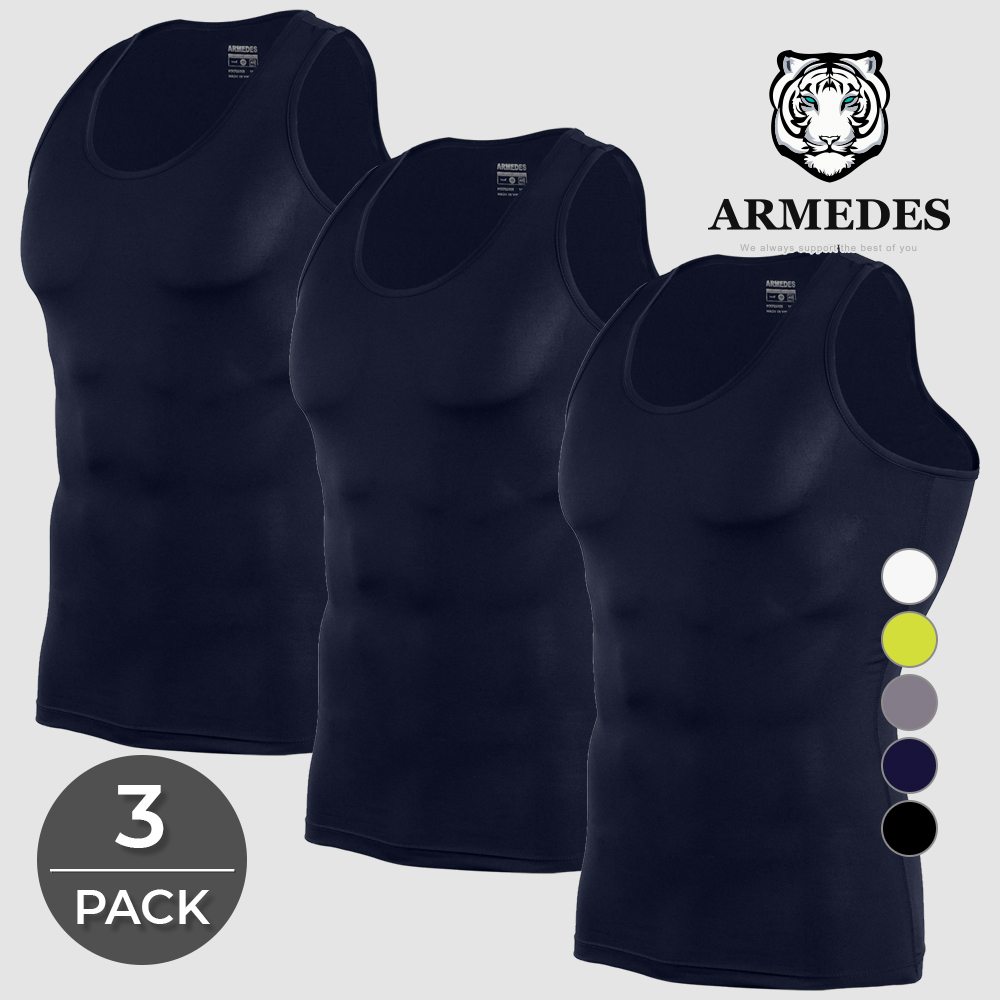 ÁO BA LỖ NAM ARMEDES - AR 111 - ÁO SIÊU THOÁNG MÁT set 3 cái