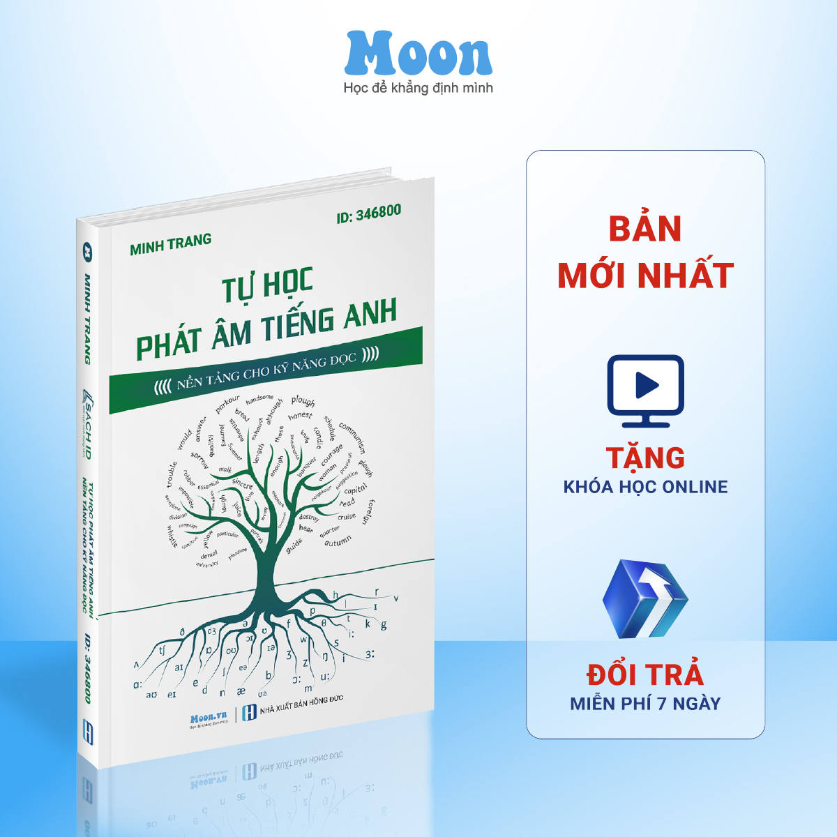 Sách Học Phát Âm Tiếng Anh, Tự học phát âm tiếng anh hiệu quả Moonbook