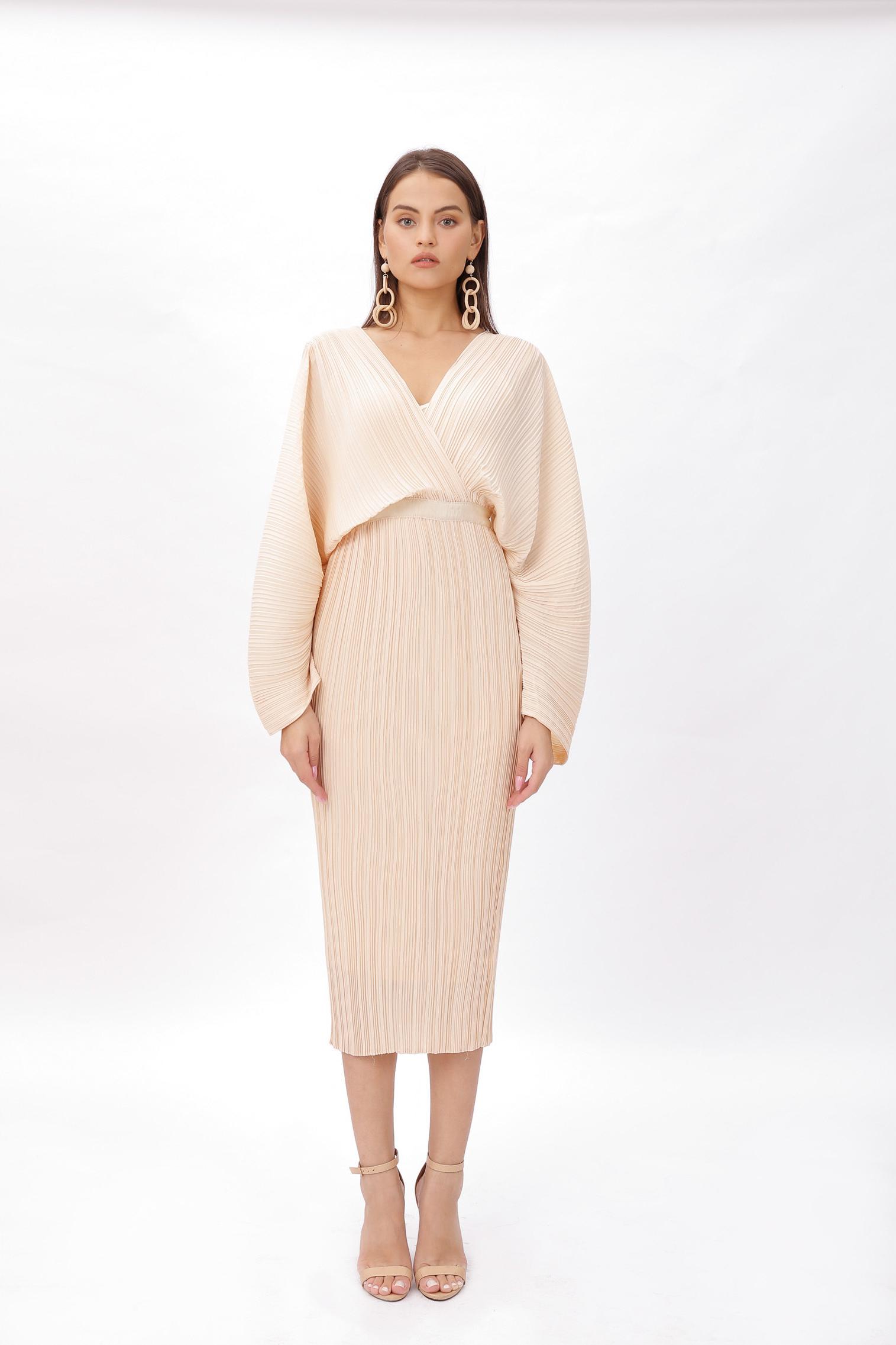 V-nech maxi Dress