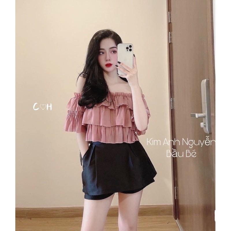 ÁO TRỄ VAI TẦNG