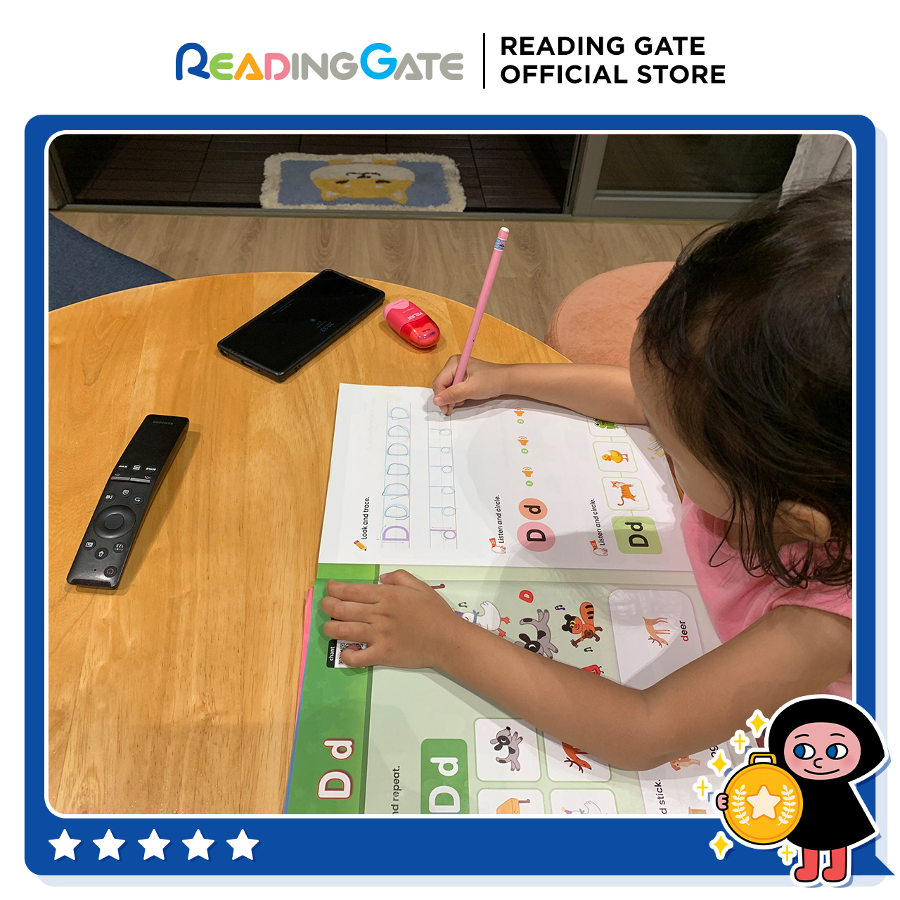 Sách DODO ABC PHONICS 5 READING GATE Cho Bé Từ 5 Đến 8 Học Ngữ Âm, Đánh Vần Tiếng Anh