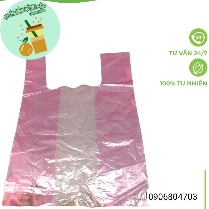 Túi nilong hai quai nhiều màu nhiều size, loại dẻo cao cấp -1kg