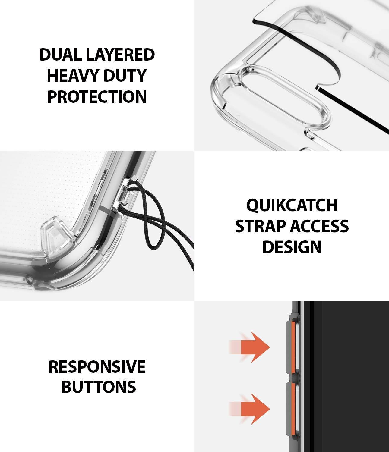 Ốp lưng chống sốc Ringke Fusion cho iPhone XS/X / iPhone XR / iPhone XS Max - Hàng chính hãng
